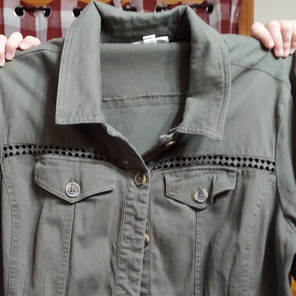Westport Utility Jacket in Olive with Button Accents
